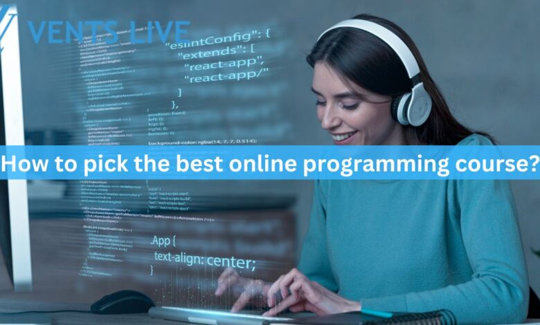 How to pick the best online programming course?